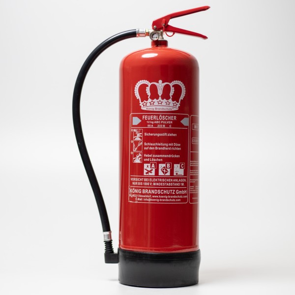 König-Pulverlöscher 12 kg ABC Dauerdruck 15 LE DIN EN3